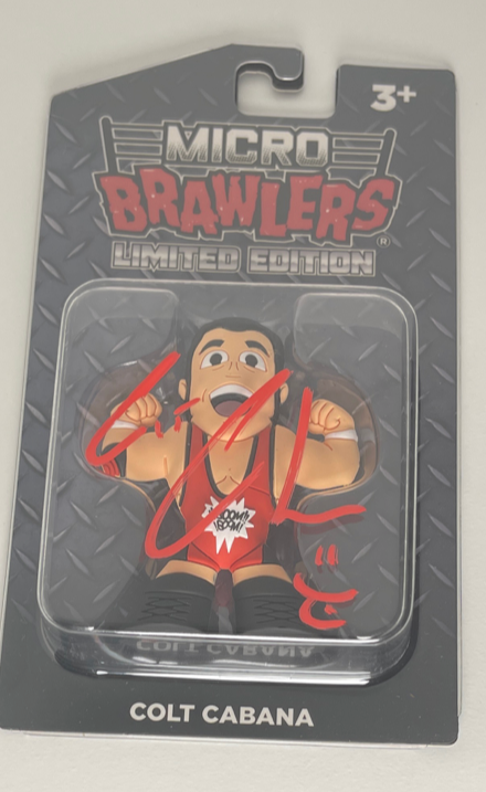 ONLY 100) Autographed ORIGINAL Micro Brawler 